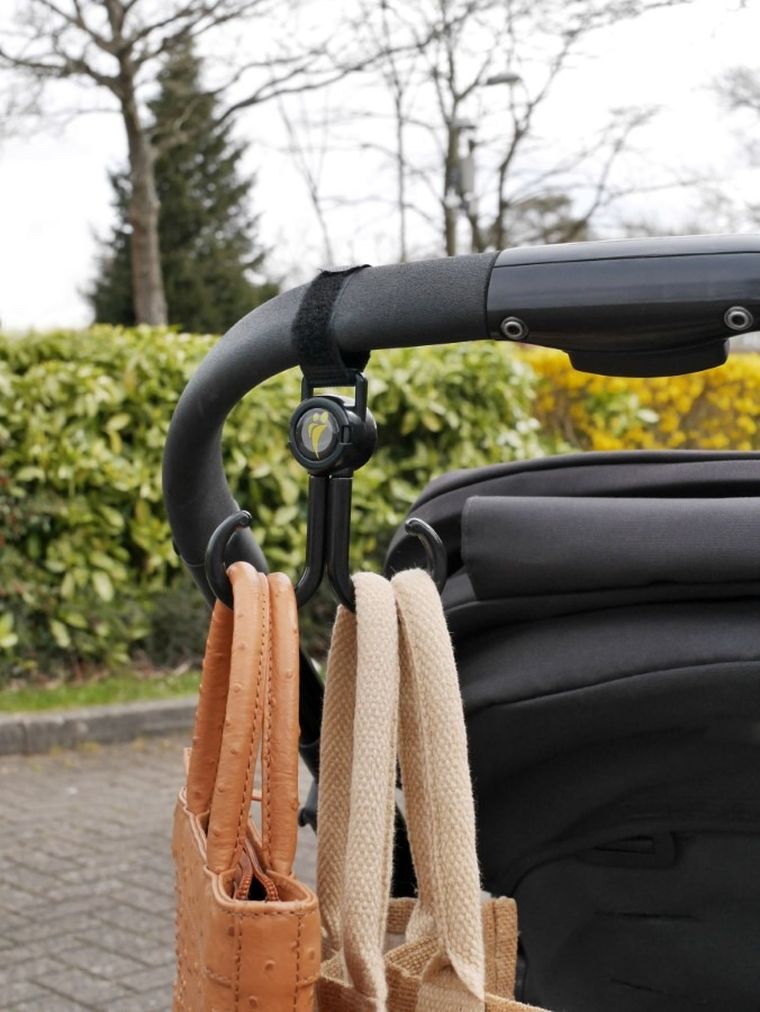 LittleLife, uchwyt z dwoma haczykami do wózka, 2 szt.