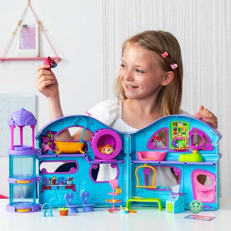 Littlest Pet Shop, domek z figurkami i akcesoriami