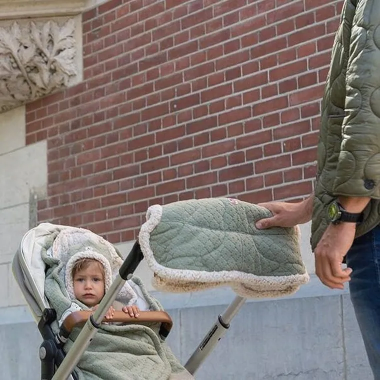 Lodger, Fleece, Elm, mufka do wózka, polarowa, szałwiowa