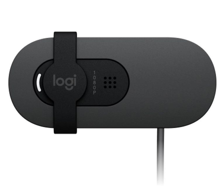 Logitech, Brio 100, webcam, kamerka internetowa, black