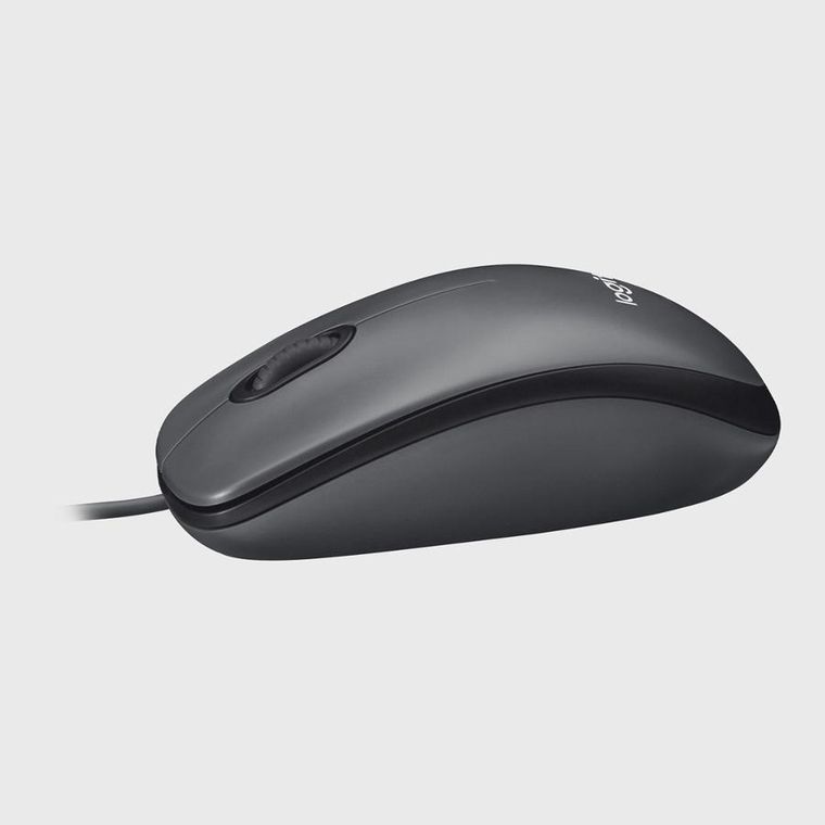 Logitech, M100, mysz, black