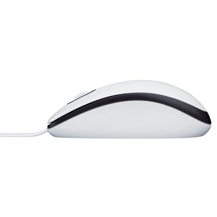 Logitech, M100, mysz, white