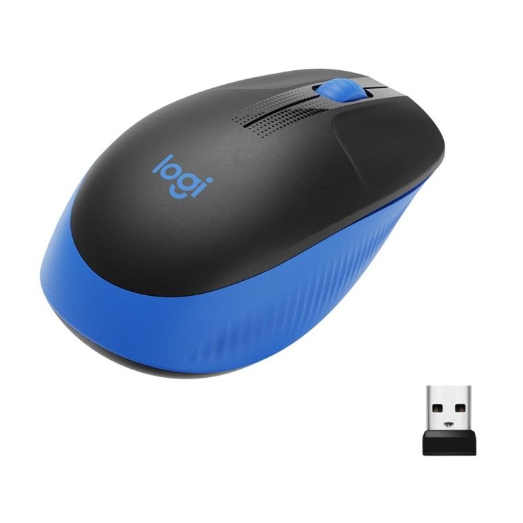 Logitech, mysz bezprzewodowa, M190, blue