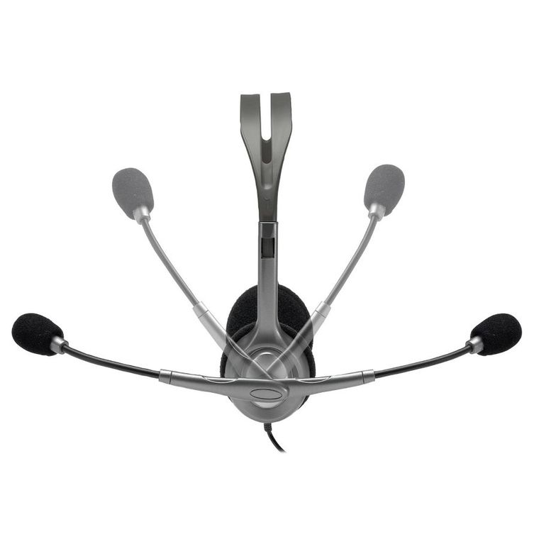 Logitech, słuchawki, H111 981-0005939, szary