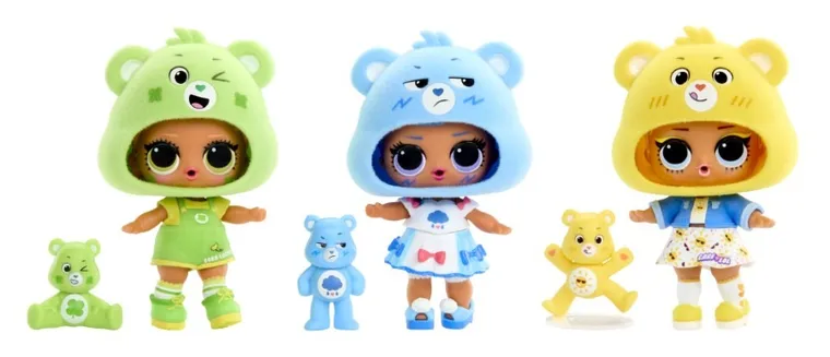 L.O.L. Surprise, Loves Care Bears, kula niespodzianka z laleczką i misiem, 1 szt.