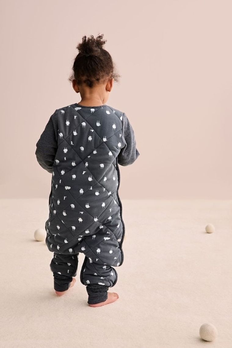 Love To Dream, Organic&Merino, Etap 3, śpiworek z rękawkami i nogawkami, czarny, TOG 2.5, 6-12 m