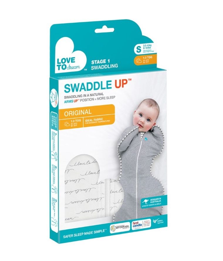Love to Dream, Swaddle Up, otulacz, śpiworek, biały, TOG 1, rozmiar S