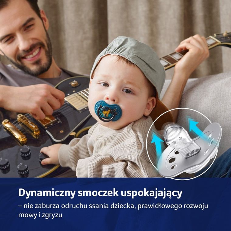 Lovi, Jungle Vibes Girl, smoczek silikonowy, dynamiczny, 0-3m, 2 szt.