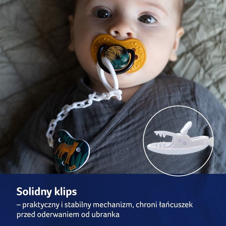 Lovi, Jungle Vibes, łańcuszek do smoczka