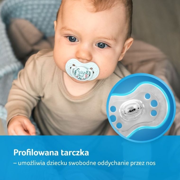 Lovi, Wild Soul Boy, smoczek dynamiczny, silikonowy, 0-3m, 2 szt.