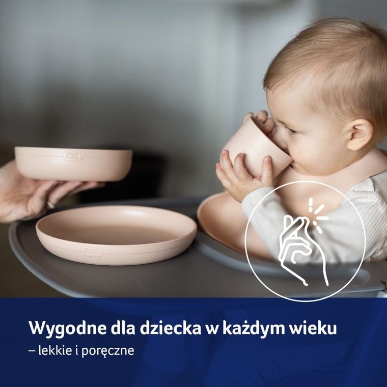 Lovi, zestaw naczyń z kubkiem, nude