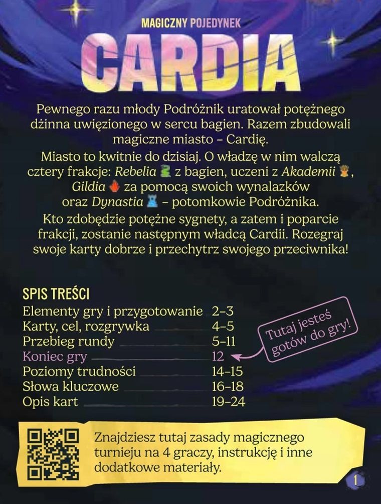 Lucky Duck Games, Cardia, gra karciana