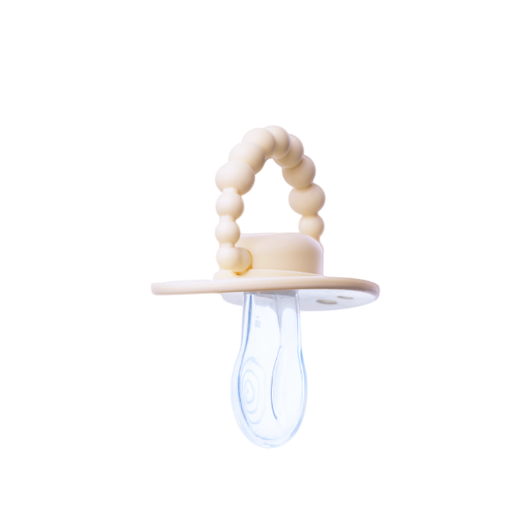 LUU Kids, smoczek pozycjonujący, American Cream, 6m+