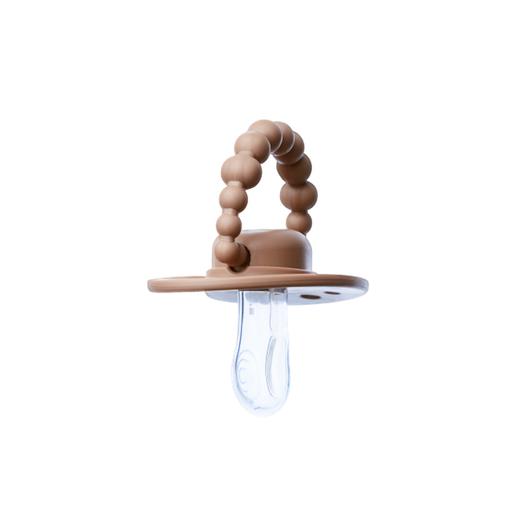 LUU Kids, smoczek pozycjonujący, Milk Hazelnut, 0-3m