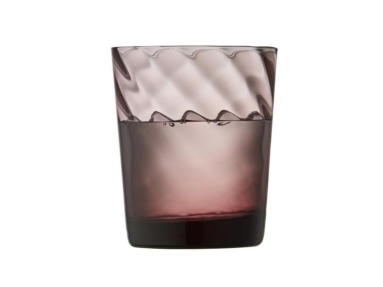 Lyngby Glas, szklanki do wody, Vienna, 4 szt., 300 ml, różowe