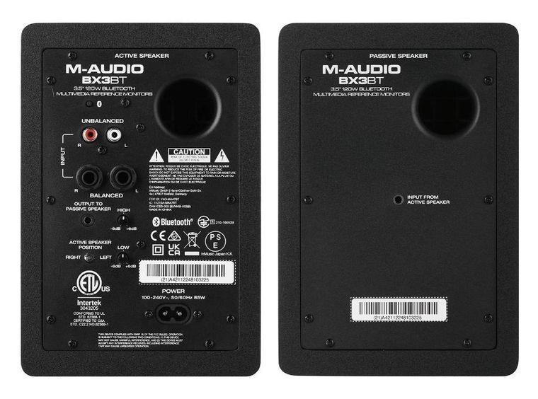 M-audio, BX3 Pair BT, para monitorów odsłuchowych, Bluetooth