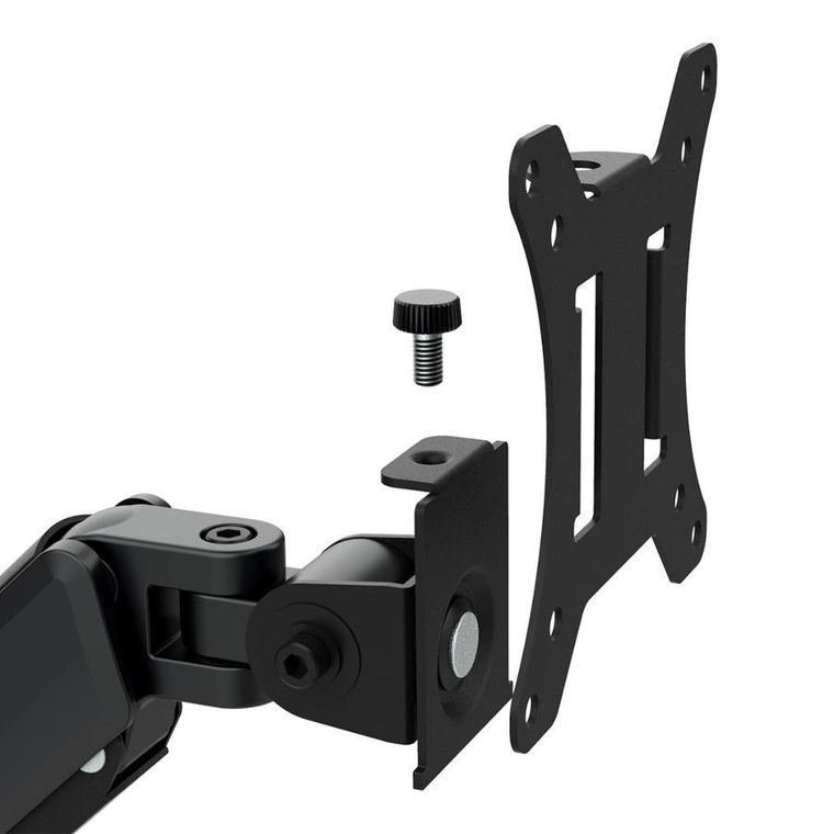 Maclean, uchwyt na monitor, sprężyna gazowa, 17"-32", 2-10 kg, czarny, MC-135