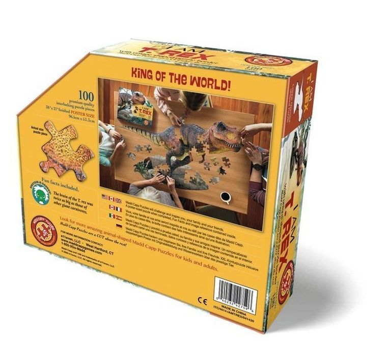 Madd Capp, I am T-REX, puzzle konturowe, 100 elementów