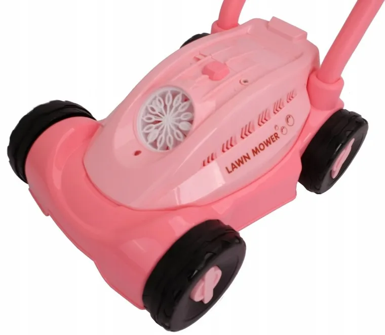 Madej, kosiarka na bańki ze światłem, różowa