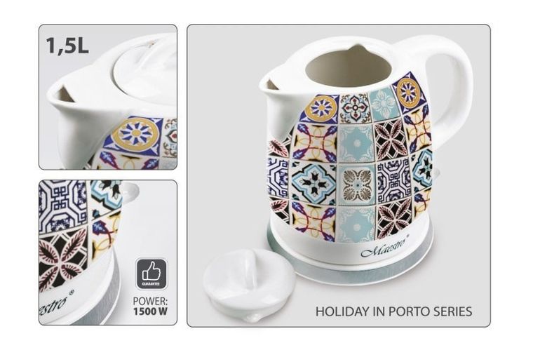 Maestro, ceramiczny czajnik elektryczny, MR-066