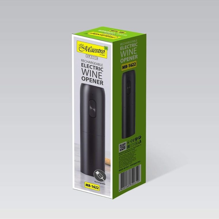 Maestro, korkociąg do wina elektryczny, MR-1622