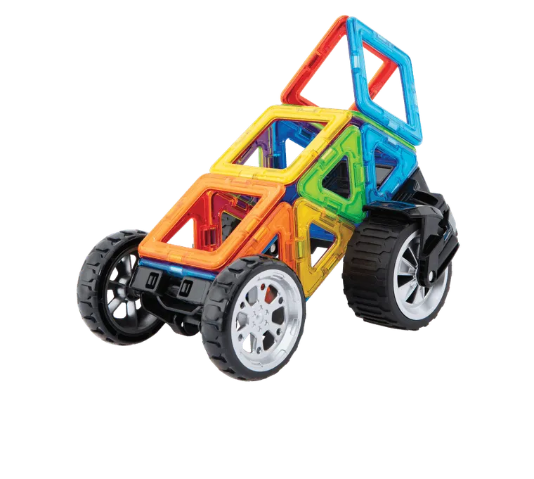 Magformers, Amazing Transform Wheel Set, klocki magnetyczne, 17 elementów