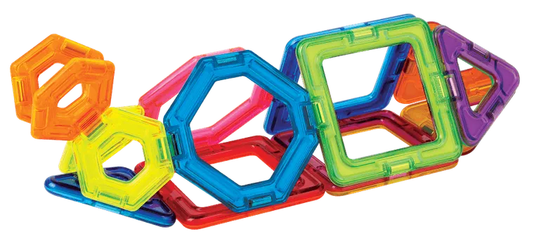 Magformers, Basic Plus, Challenger, klocki magnetyczne, 14 elementów