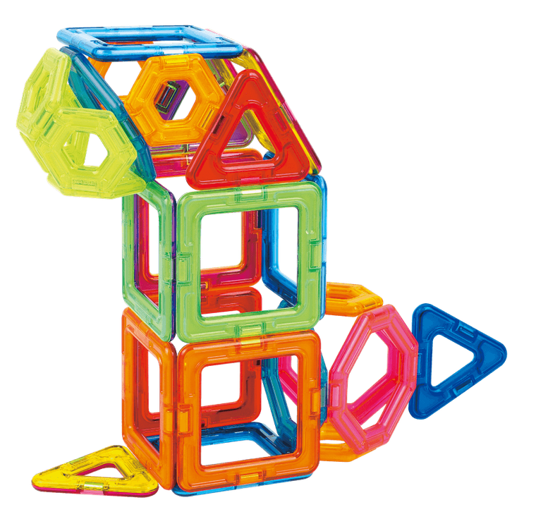 Magformers, Basic Plus, Challenger, klocki magnetyczne, 30 elementów