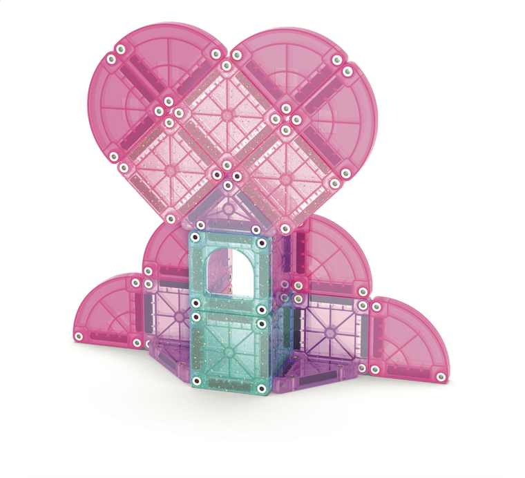 Magna-tiles, Travel microMAGS Heart to Heart, klocki magnetyczne, 26 elementów