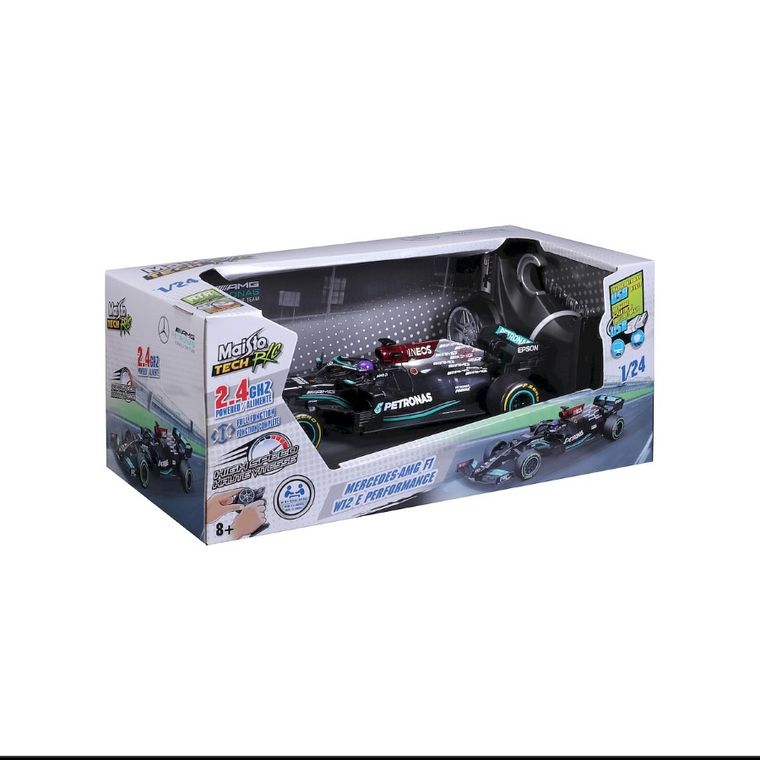 Maisto Tech, Mercedes-Benz AMG F1 Performance 2021, USB, pojazd zdalnie sterowany, 1:24
