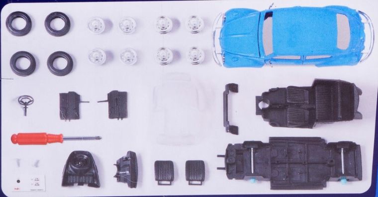 Maisto, Volkswagen Beetle, model pojazdu do składania, 1:24
