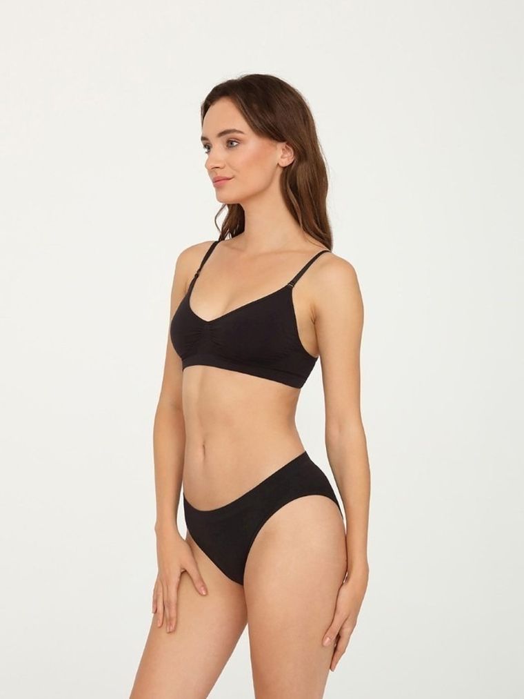 Majtki figi damskie, czarne, Panty Mimi, Gatta