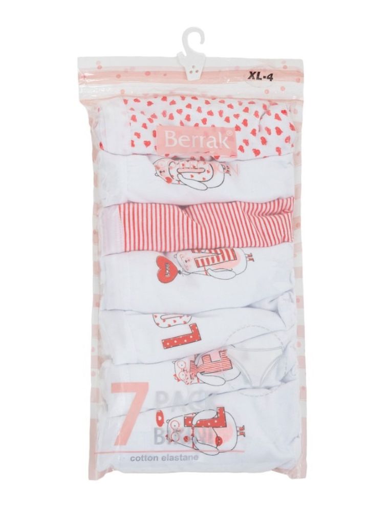 Majtki figi damskie, mix, zestaw, 7 szt., Berrak