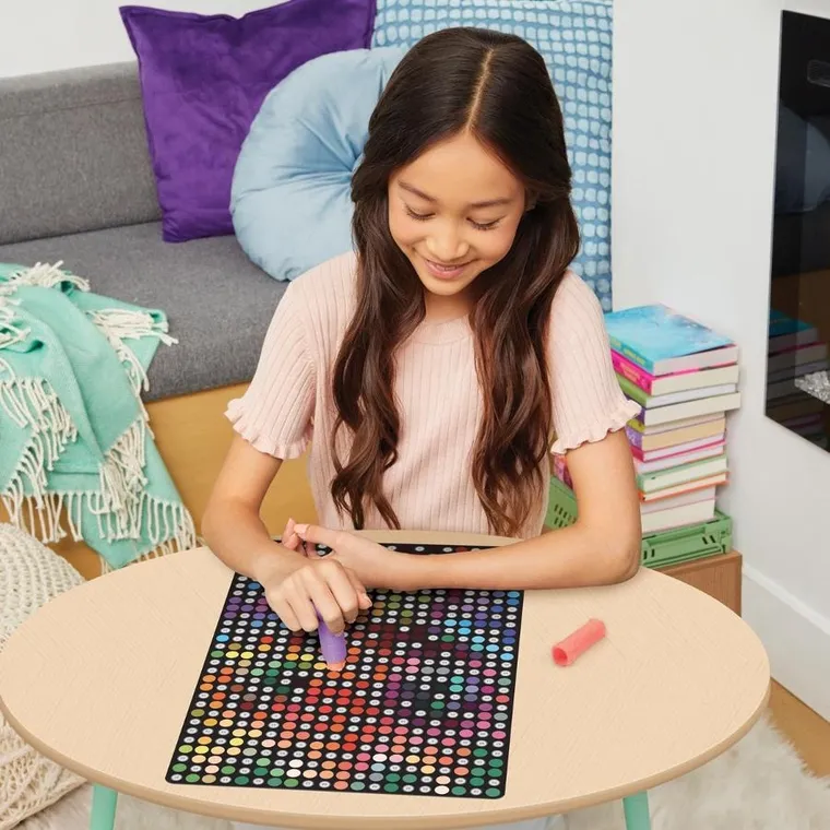 Make it real, zestaw do kropkowania po numerach, jednorożec, zabawka kreatywna