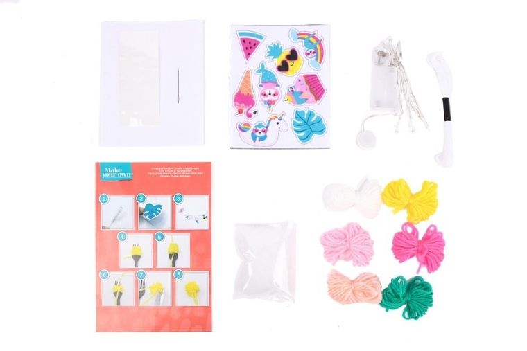 Make Your Own, lampka, girlanda LED, zestaw kreatywny