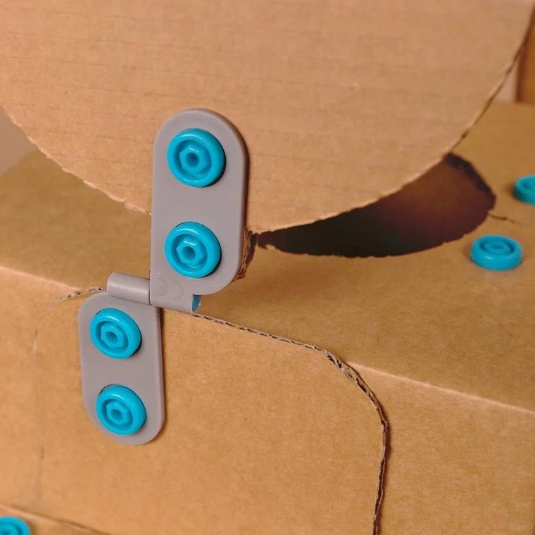 Makedo, Spin-Hinge, zestaw zawiasów, 6 elementów