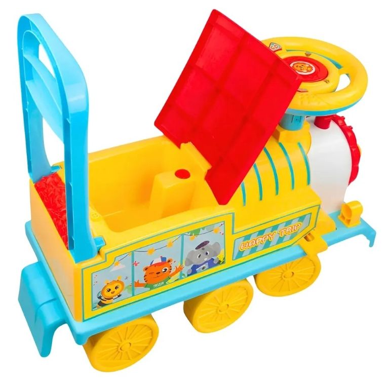 Maksik, jeździk interaktywny, pociąg lew