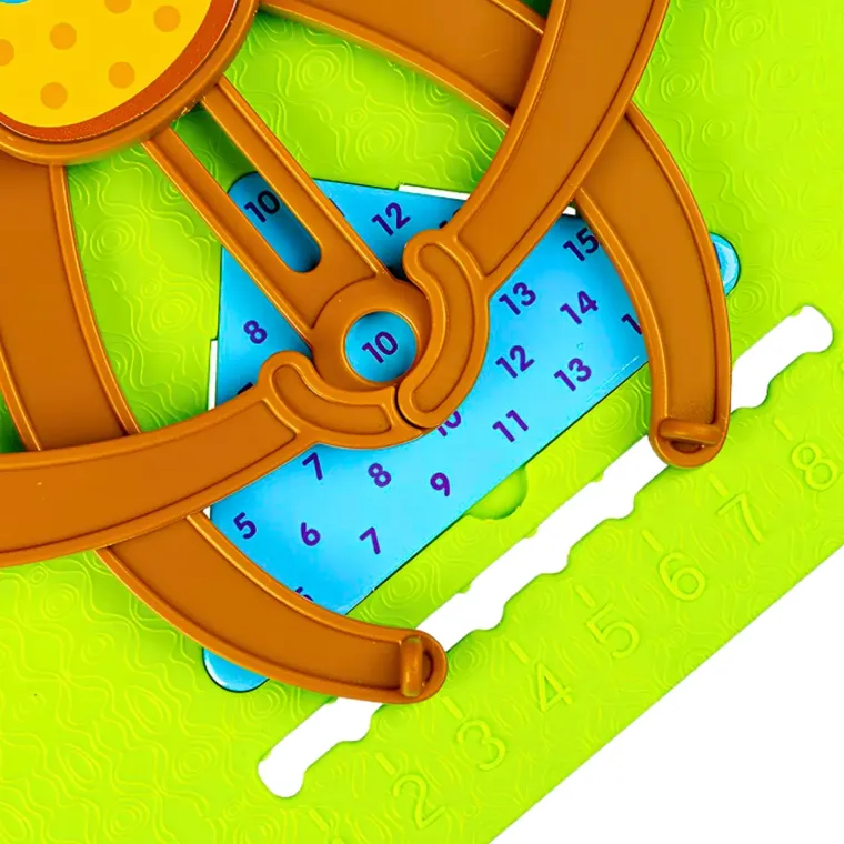 Maksik, mata edukacyjna do nauki matematyki,miś