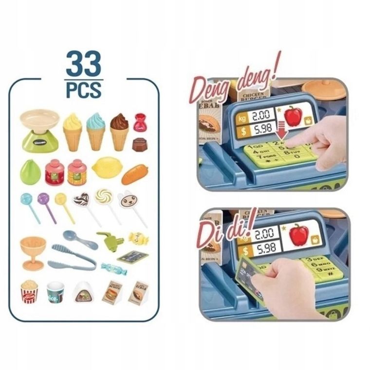 Maksik, mini market, stragan z akcesoriami