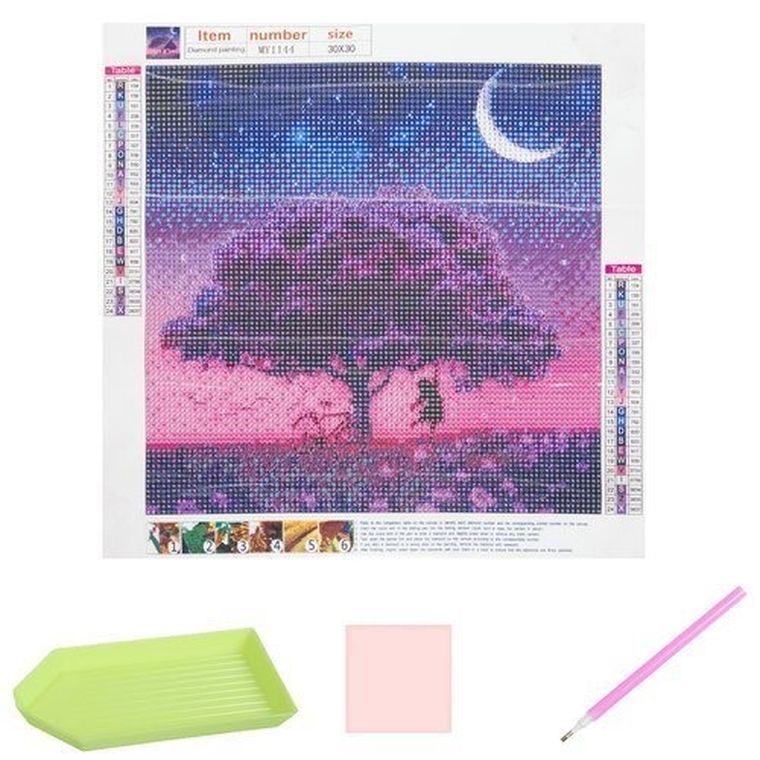 Malatec, haft diamentowy, mozaika