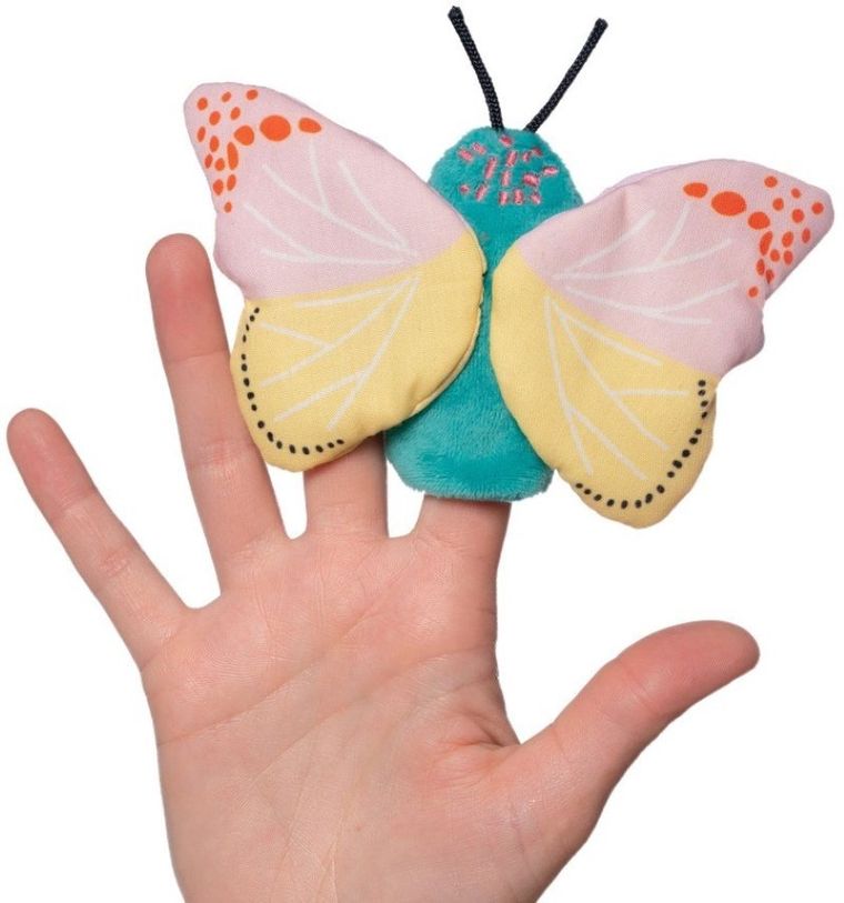 Manhattan Toy, Natural Historian, Motyle, zestaw 3 pacynek na palce