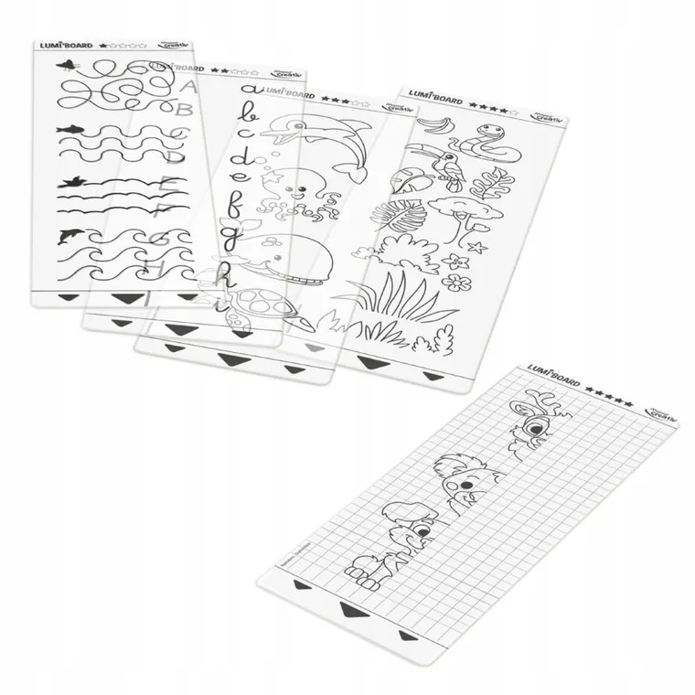 Maped Creativ, podświetlana tablica z szablonami do odrysowywania