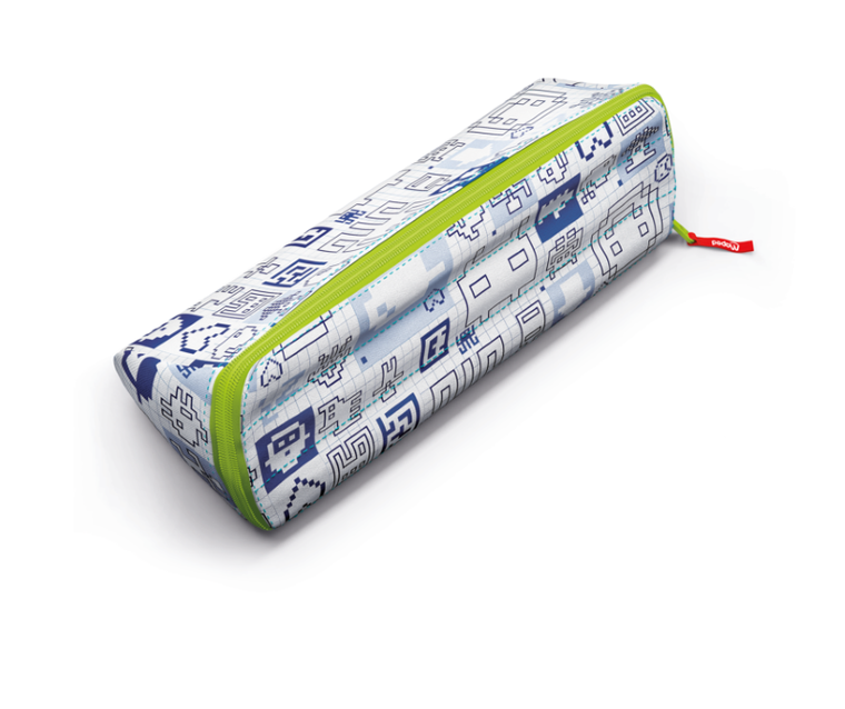 Maped, Pattern, piórnik do pokolorowania, niebieski