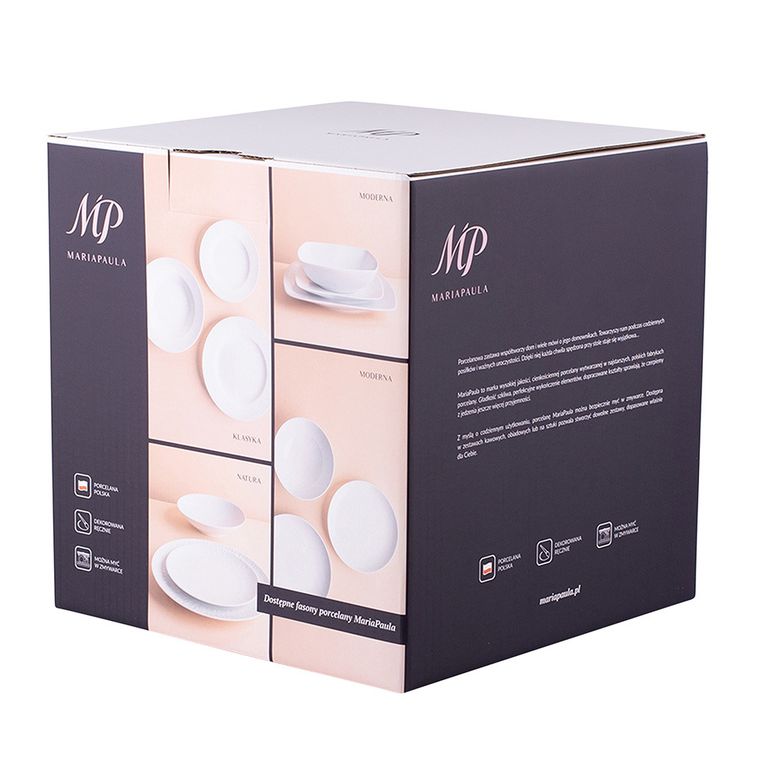 MariaPaula, klasyka złota linia, serwis obiadowy 6 osób, 18 elementów