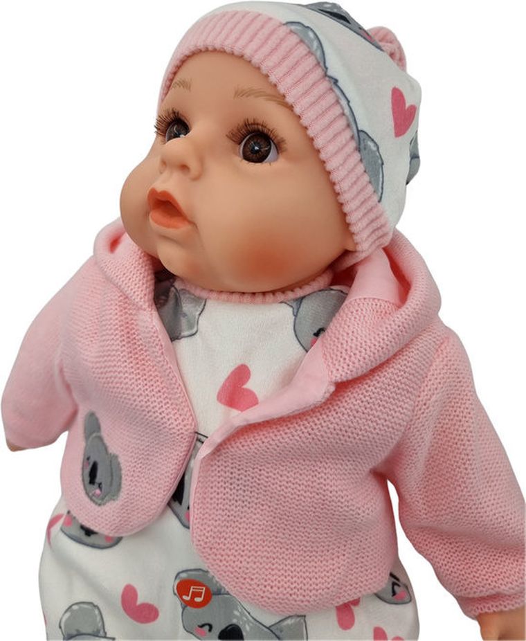 Mario, interaktywna lalka bobas, koala, 45 cm