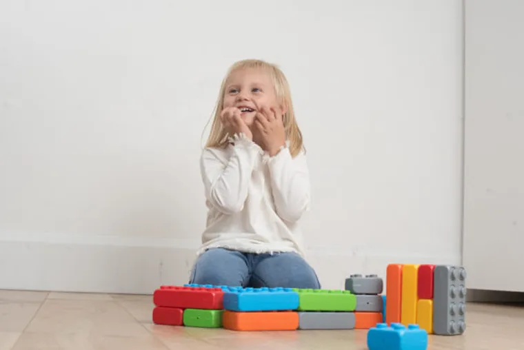 Marioinex, cegły junior, klocki XL, 110 elementów