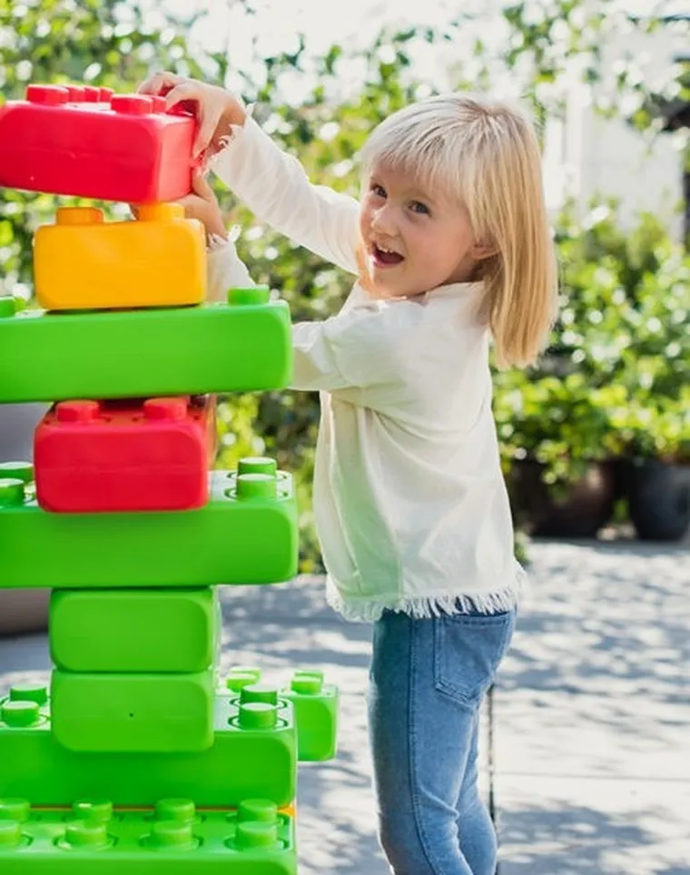 Marioinex, klocki budowlane, cegły, klocki XXL, 33 elementy