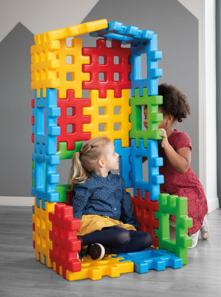 Marioinex, Maxi Waffle, klocki konstrukcyjne XXL, 24 elementy