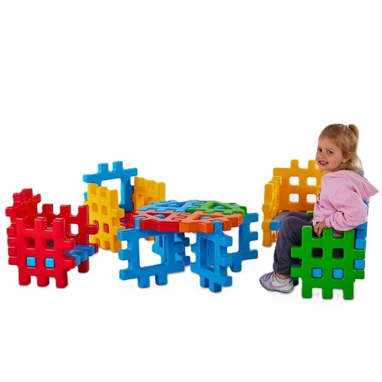 Marioinex, Maxi Waffle, klocki konstrukcyjne XXL, 32 elementy