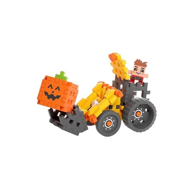 Marioinex, Mini Waffle, Farmer, Koparka, klocki konstrukcyjne, 50 elementów